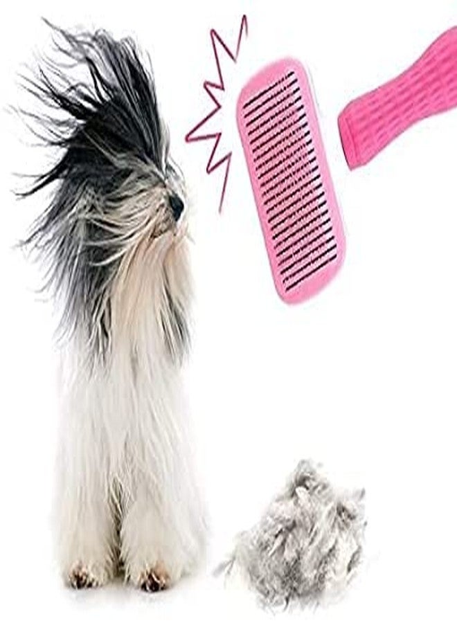 Pet Guard مجموعة فرشاة تنظيف الحيوانات الأليفة من بيت جارد، تتضمن فرشاة سليكر للكلاب والقطط (اشترِ واحدة واحصل على الثانية مجانًا) مع فرشاة مشط خشبية 2 في 1 مجانية - Image 3
